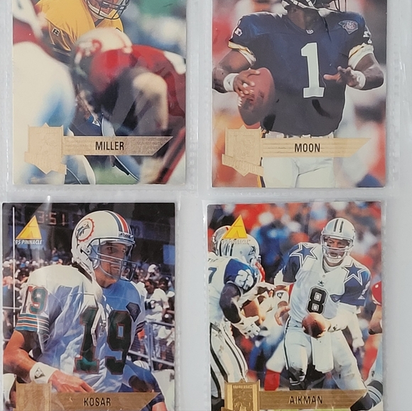 (#2) (Lot Of 18) Vintage Assorted Pinnacle Football Trading Cards See Pictures. - Picture 6 of 7